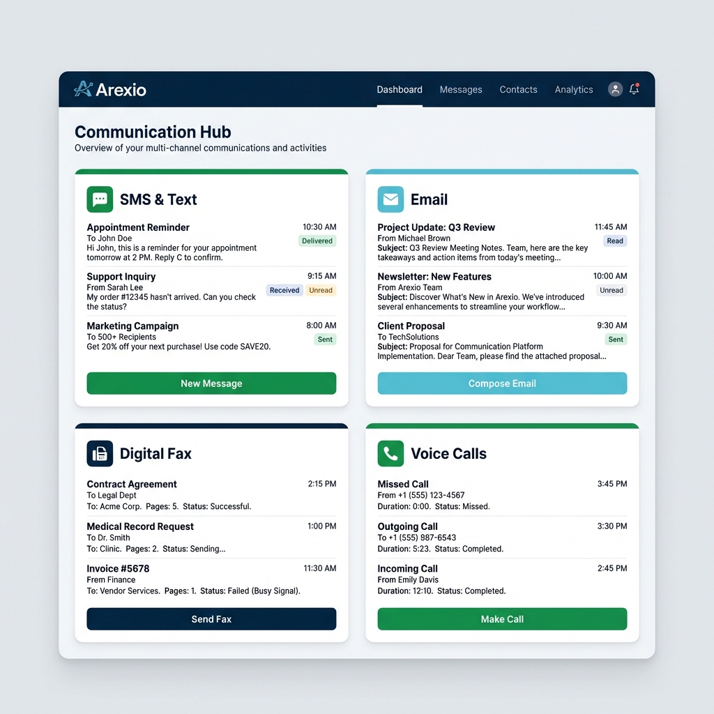 Arexio Platform Preview